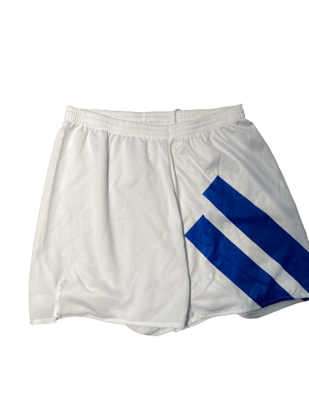 Mailsport  -Short -  White with blue stripes