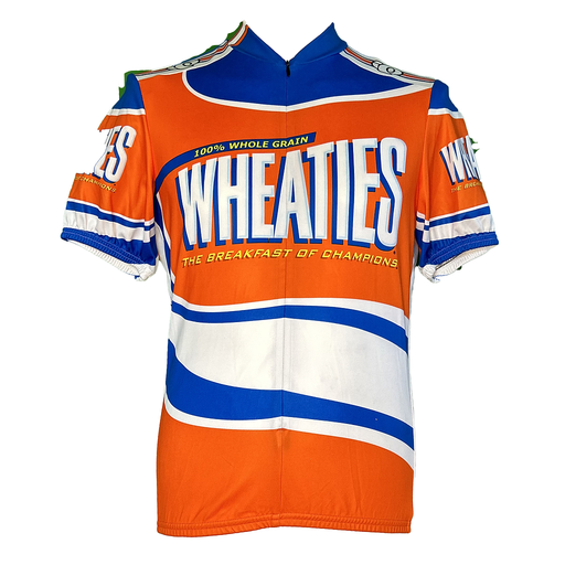 Vintage cycling jersey -Wheaties 2012 Orange
