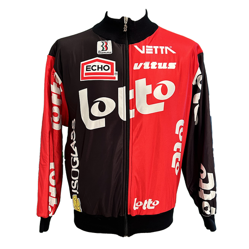Vintage cycling jacket - Lotto 2012 Red