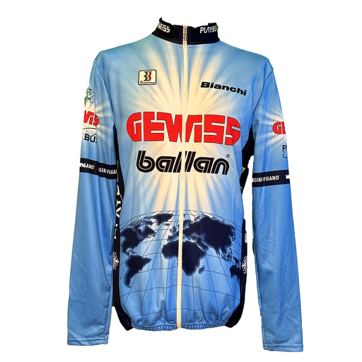 Vintage cycling jacket - Gewiss Ballan 2012 Blue