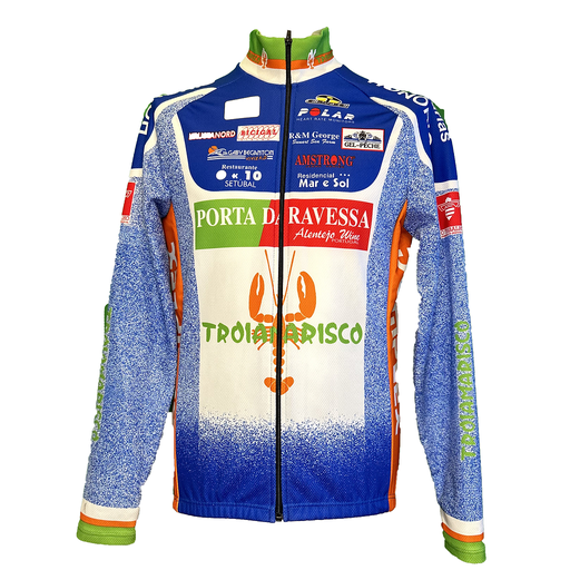 Vintage cycling jacket - Porta Daravessa 2012 Blue