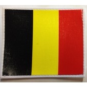 Vlag : belgische vlag  6x5 cm  FIG  formaat