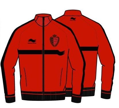 Burrda - Red devils track suit jacket 2013 redVintage