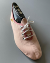 Bleyer - Jazz ballet shoe - 7420attached heel Pink